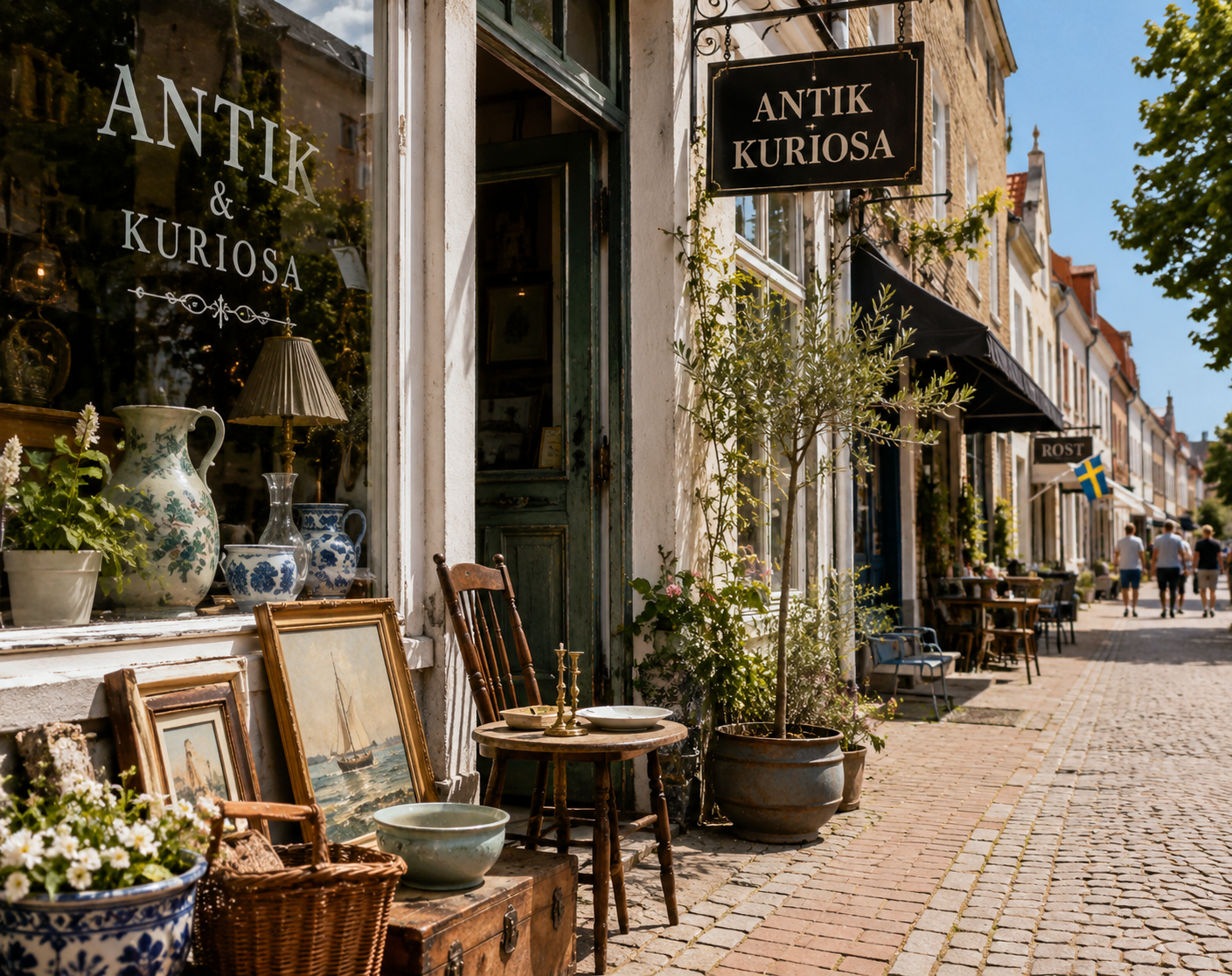 Shop setting in western Sweden